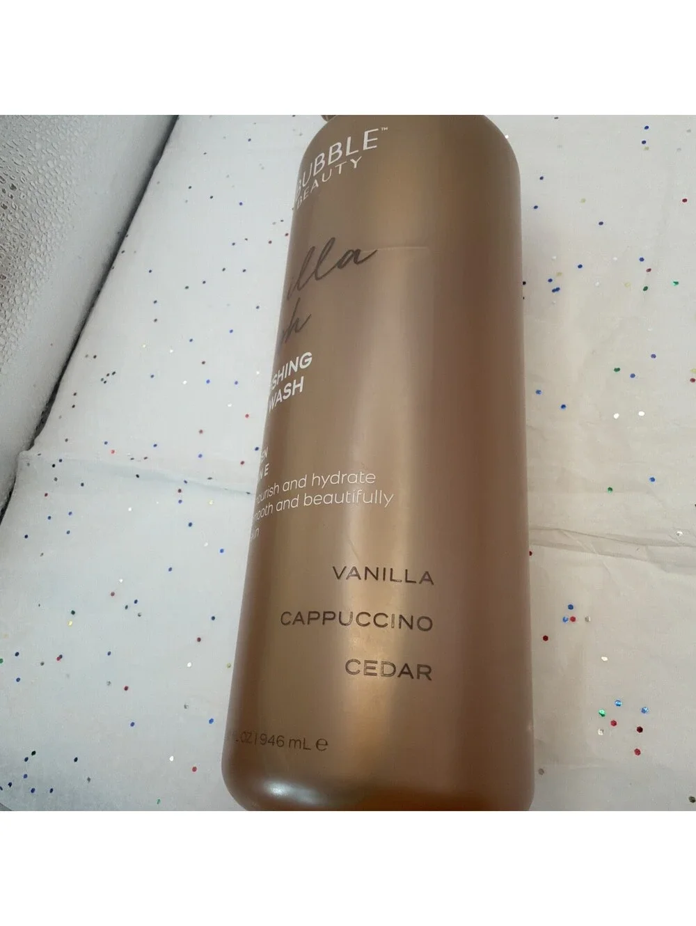 Bubble Beauty Vanilla Blush Body Wash With Collagen Vitamin E 32 fl oz New